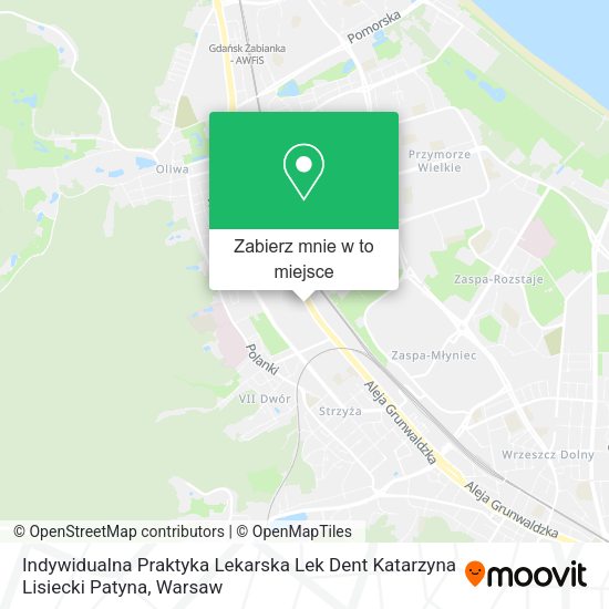 Mapa Indywidualna Praktyka Lekarska Lek Dent Katarzyna Lisiecki Patyna