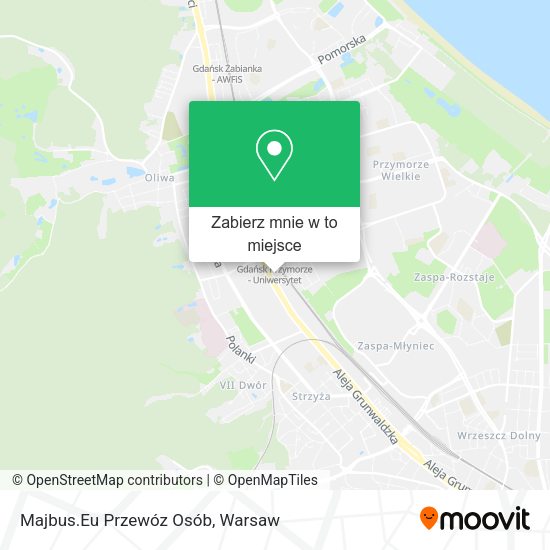 Mapa Majbus.Eu Przewóz Osób