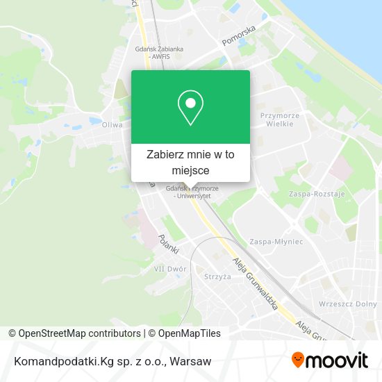 Mapa Komandpodatki.Kg sp. z o.o.