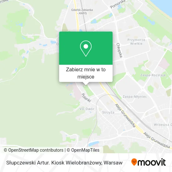 Mapa Słupczewski Artur. Kiosk Wielobranżowy