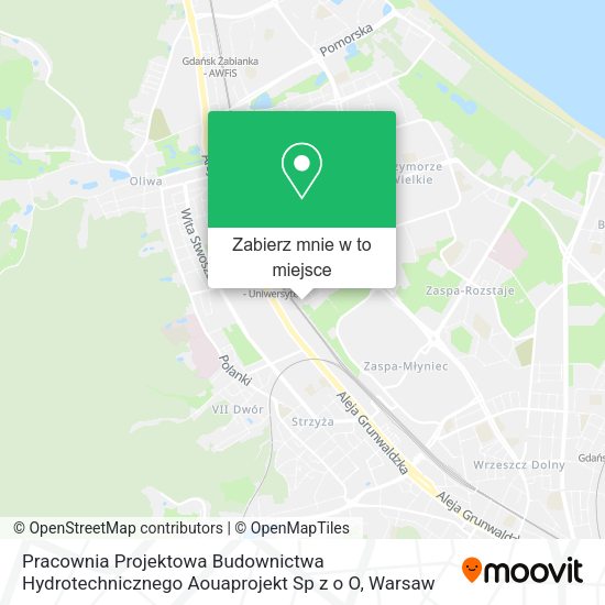 Mapa Pracownia Projektowa Budownictwa Hydrotechnicznego Aouaprojekt Sp z o O