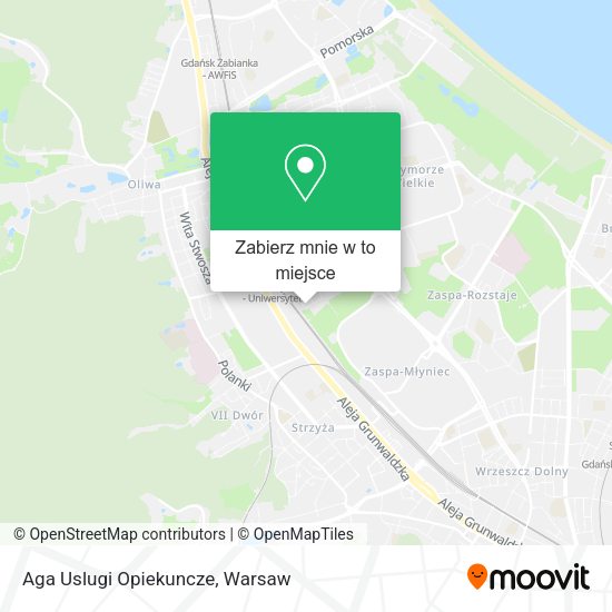 Mapa Aga Uslugi Opiekuncze