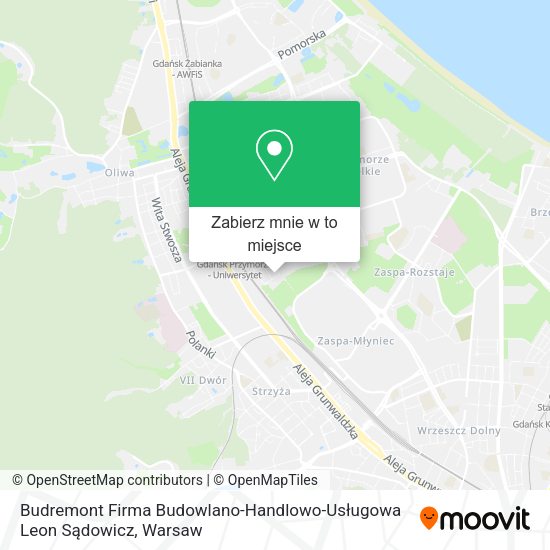 Mapa Budremont Firma Budowlano-Handlowo-Usługowa Leon Sądowicz