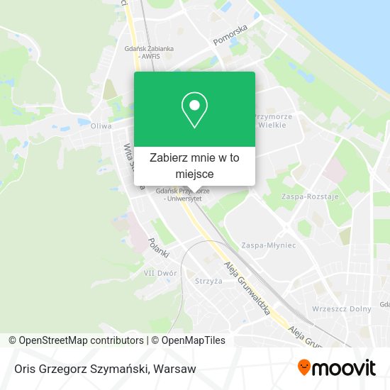 Mapa Oris Grzegorz Szymański