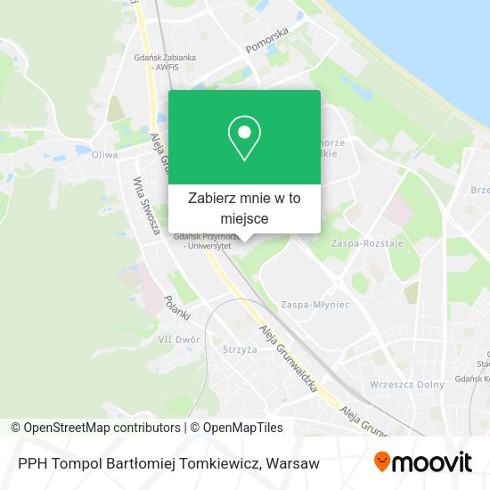 Mapa PPH Tompol Bartłomiej Tomkiewicz