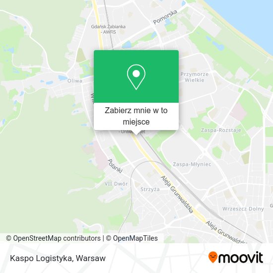 Mapa Kaspo Logistyka