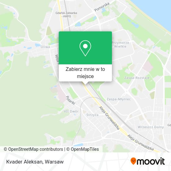 Mapa Kvader Aleksan