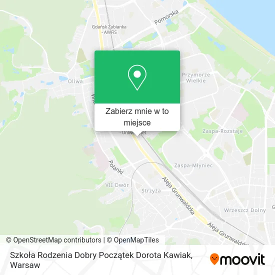 Mapa Szkoła Rodzenia Dobry Początek Dorota Kawiak