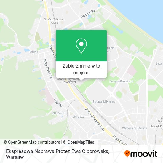 Mapa Ekspresowa Naprawa Protez Ewa Ciborowska