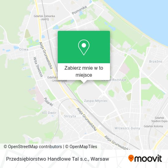 Mapa Przedsiębiorstwo Handlowe Tal s.c.