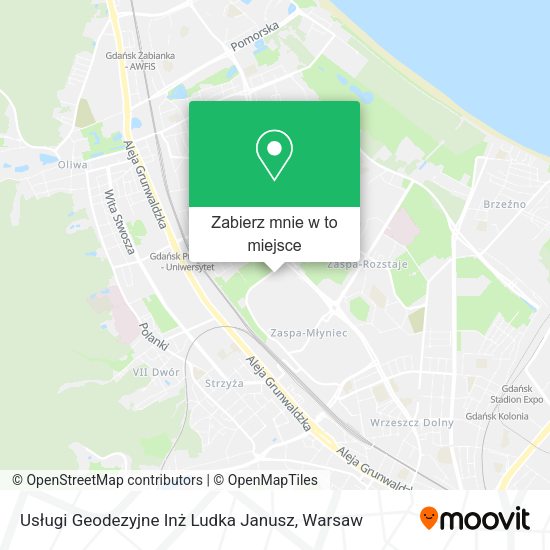 Mapa Usługi Geodezyjne Inż Ludka Janusz