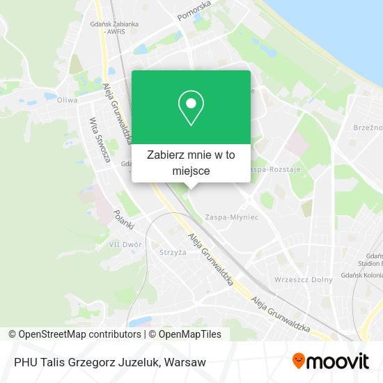 Mapa PHU Talis Grzegorz Juzeluk