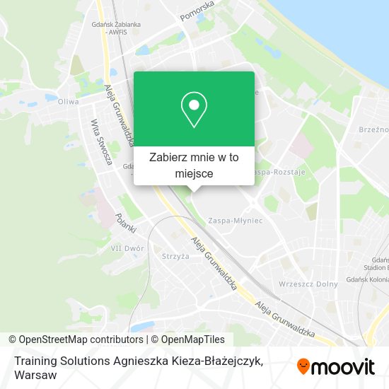 Mapa Training Solutions Agnieszka Kieza-Błażejczyk