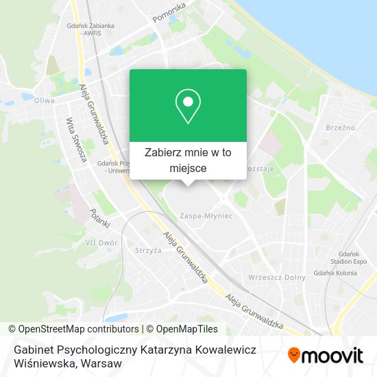 Mapa Gabinet Psychologiczny Katarzyna Kowalewicz Wiśniewska