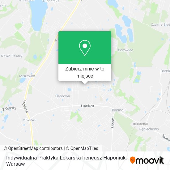 Mapa Indywidualna Praktyka Lekarska Ireneusz Haponiuk