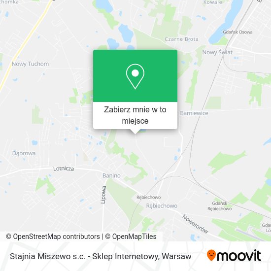 Mapa Stajnia Miszewo s.c. - Sklep Internetowy