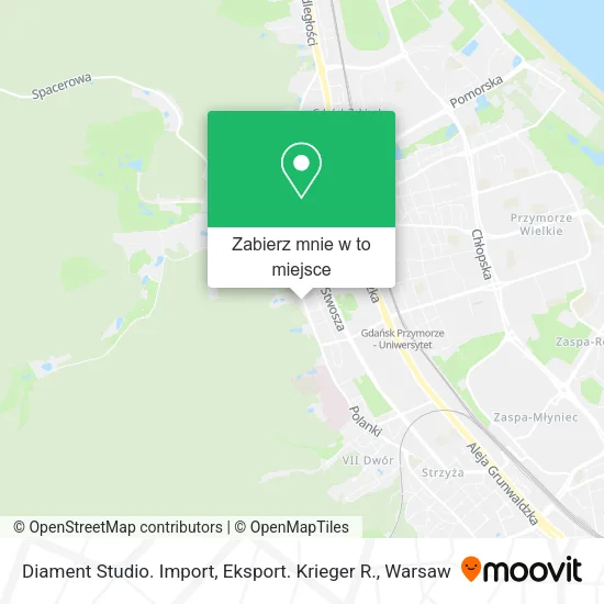 Mapa Diament Studio. Import, Eksport. Krieger R.