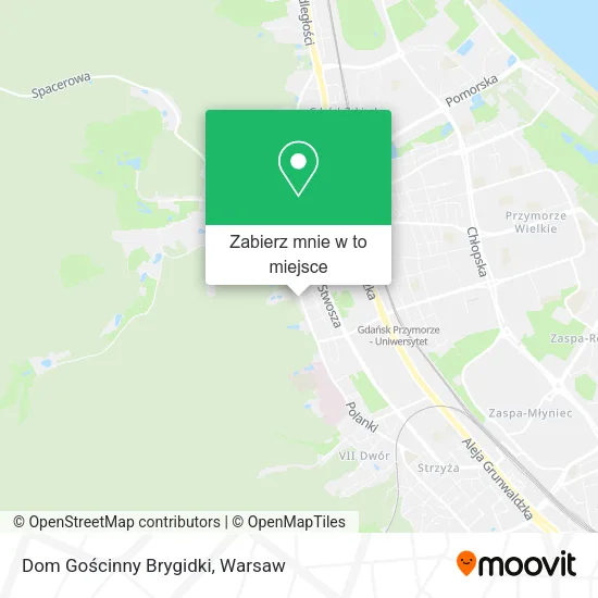 Mapa Dom Gościnny Brygidki