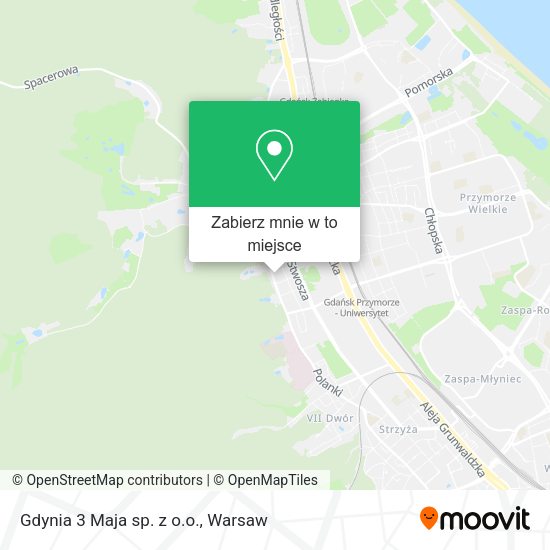 Mapa Gdynia 3 Maja sp. z o.o.