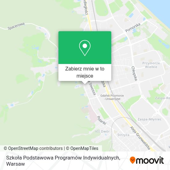 Mapa Szkoła Podstawowa Programów Indywidualnych