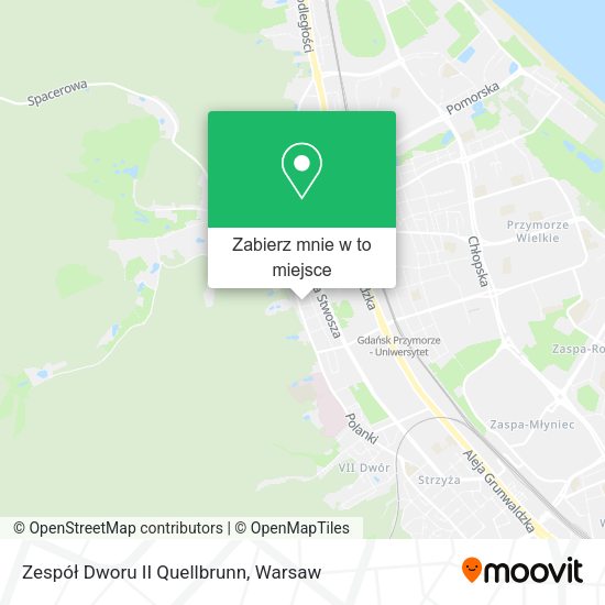 Mapa Zespół Dworu II Quellbrunn