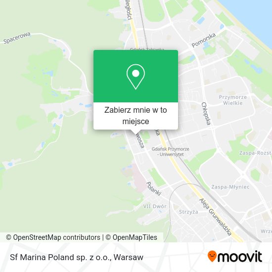 Mapa Sf Marina Poland sp. z o.o.