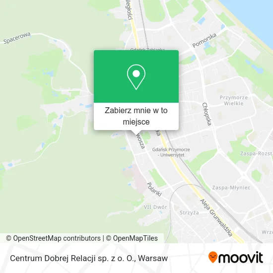 Mapa Centrum Dobrej Relacji sp. z o. O.