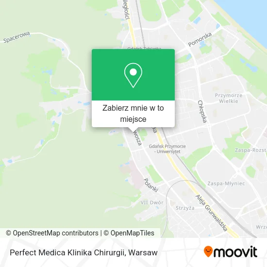 Mapa Perfect Medica Klinika Chirurgii