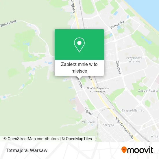 Mapa Tetmajera