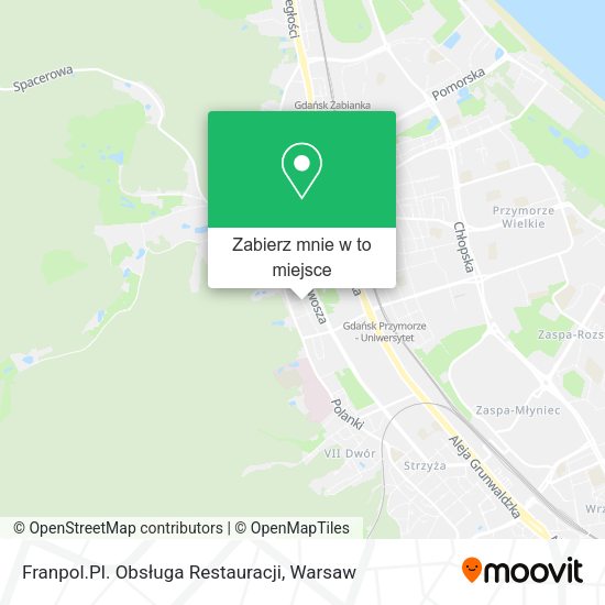 Mapa Franpol.Pl. Obsługa Restauracji