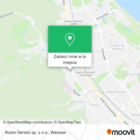 Mapa Ruten Serwis sp. z o.o.