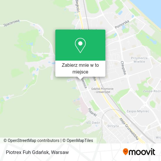 Mapa Piotrex Fuh Gdańsk