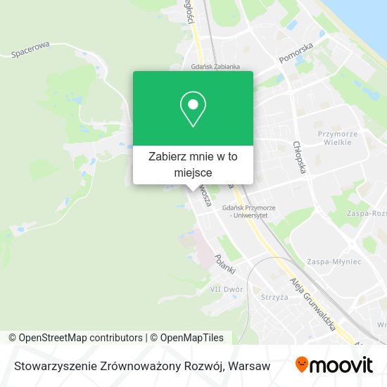 Mapa Stowarzyszenie Zrównoważony Rozwój