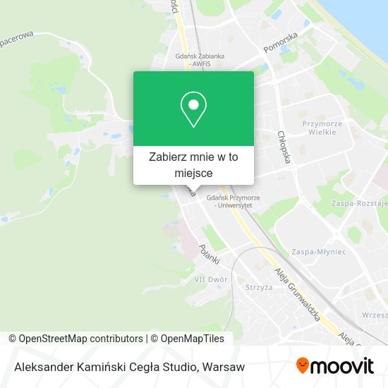 Mapa Aleksander Kamiński Cegła Studio