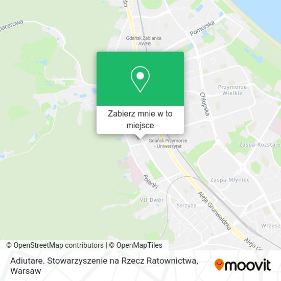 Mapa Adiutare. Stowarzyszenie na Rzecz Ratownictwa