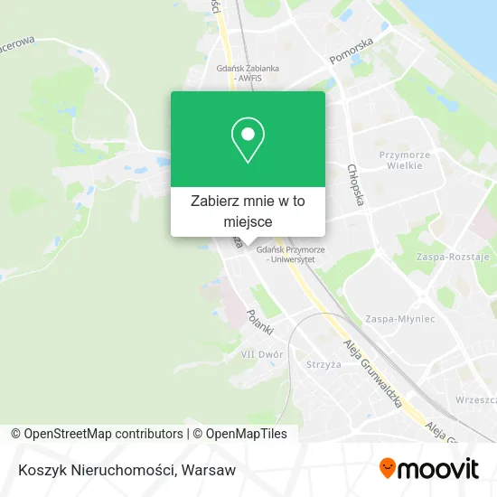 Mapa Koszyk Nieruchomości