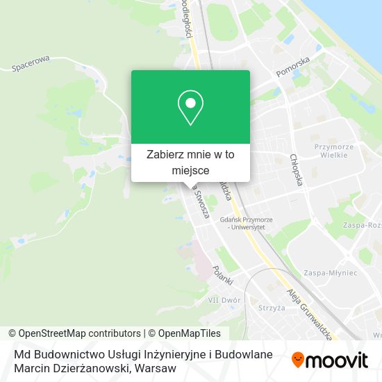 Mapa Md Budownictwo Usługi Inżynieryjne i Budowlane Marcin Dzierżanowski