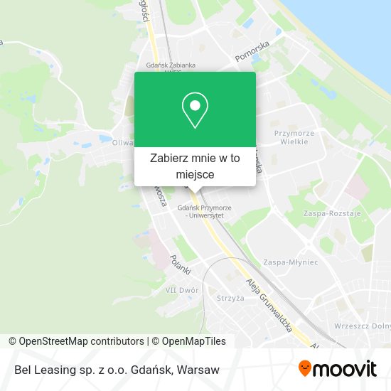 Mapa Bel Leasing sp. z o.o. Gdańsk