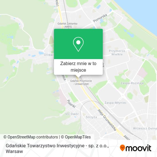 Mapa Gdańskie Towarzystwo Inwestycyjne - sp. z o.o.