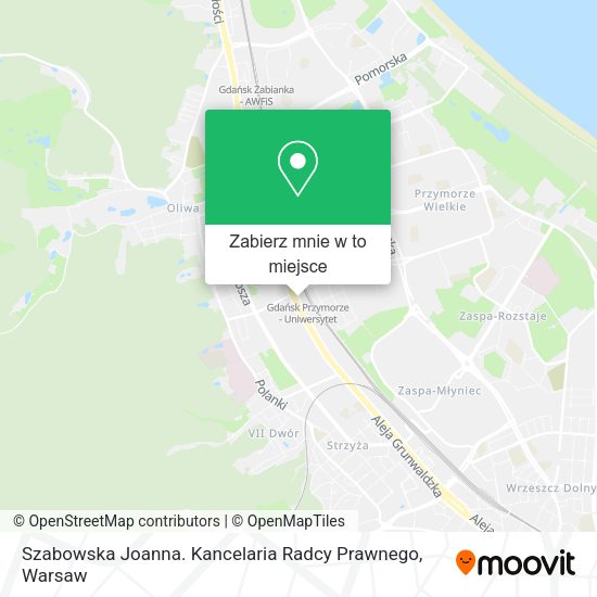 Mapa Szabowska Joanna. Kancelaria Radcy Prawnego