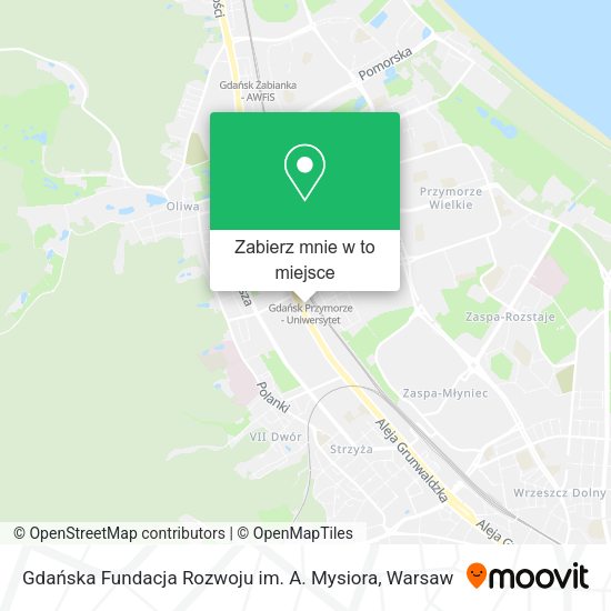 Mapa Gdańska Fundacja Rozwoju im. A. Mysiora