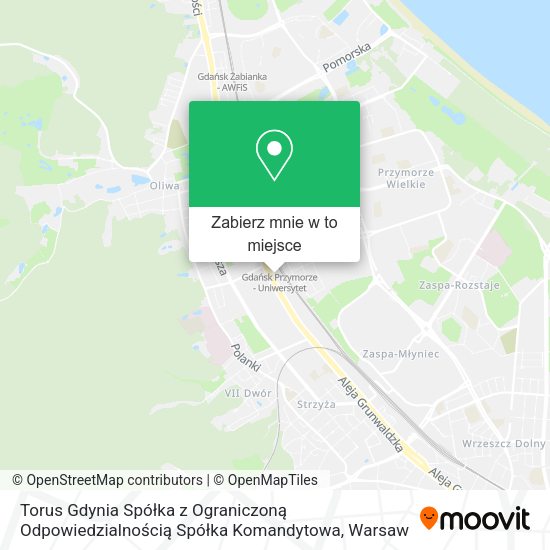 Mapa Torus Gdynia Spółka z Ograniczoną Odpowiedzialnością Spółka Komandytowa