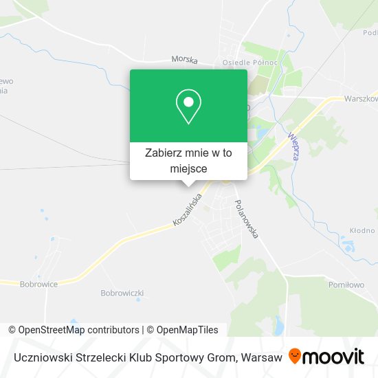 Mapa Uczniowski Strzelecki Klub Sportowy Grom