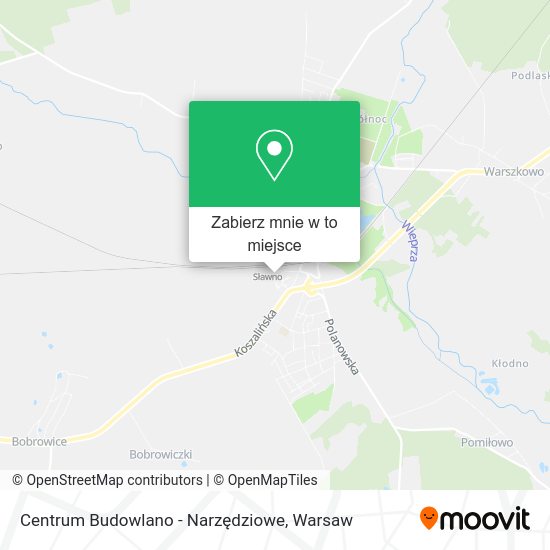 Mapa Centrum Budowlano - Narzędziowe