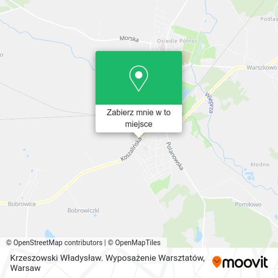 Mapa Krzeszowski Władysław. Wyposażenie Warsztatów