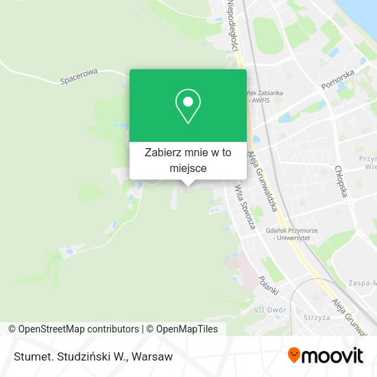 Mapa Stumet. Studziński W.