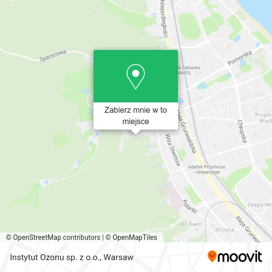Mapa Instytut Ozonu sp. z o.o.