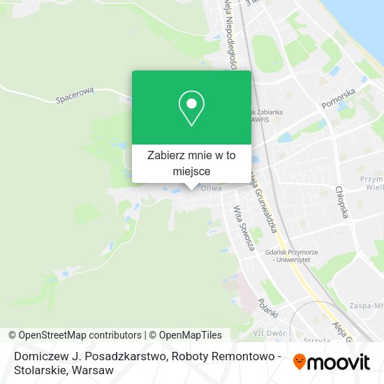 Mapa Domiczew J. Posadzkarstwo, Roboty Remontowo - Stolarskie