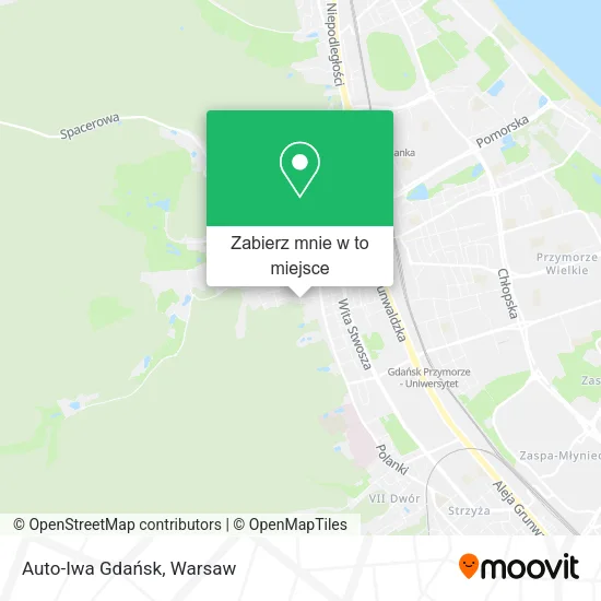 Mapa Auto-Iwa Gdańsk