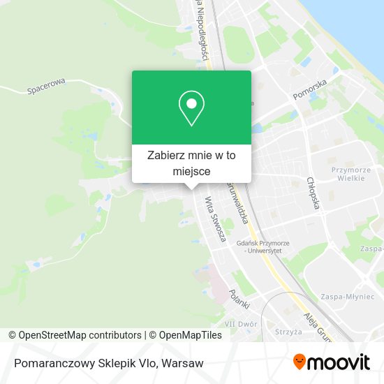 Mapa Pomaranczowy Sklepik Vlo